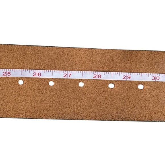 Christian Dior Vintage Blue Leather Belt | SMALL/MEDIUM